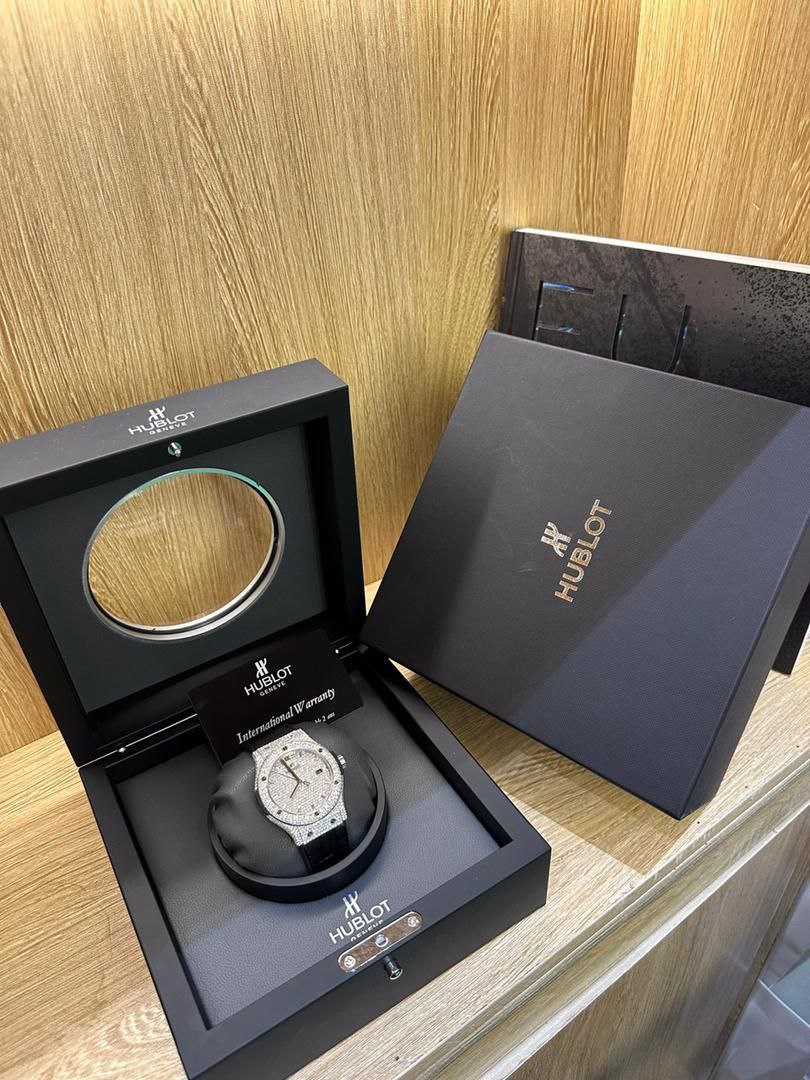 VVS Moissanite Diamond Hublot Watch