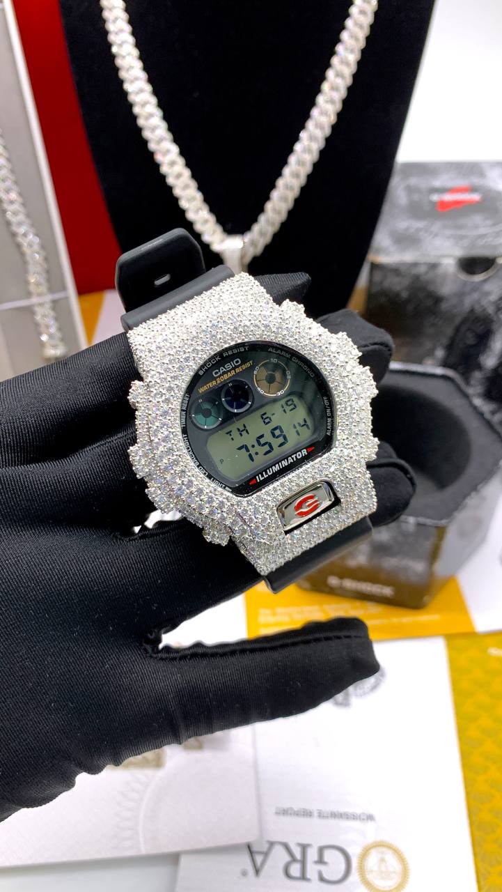 VVS Moissanite G-SHOCK Wristwatch Set