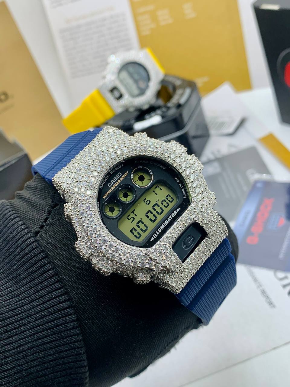 VVS Moissanite G-Shock Watch