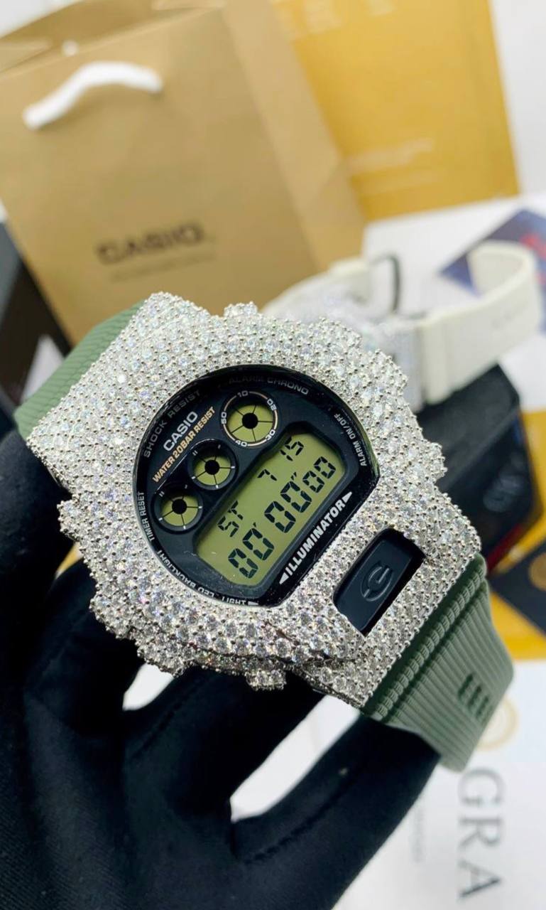 VVS Moissanite G-Shock Watch