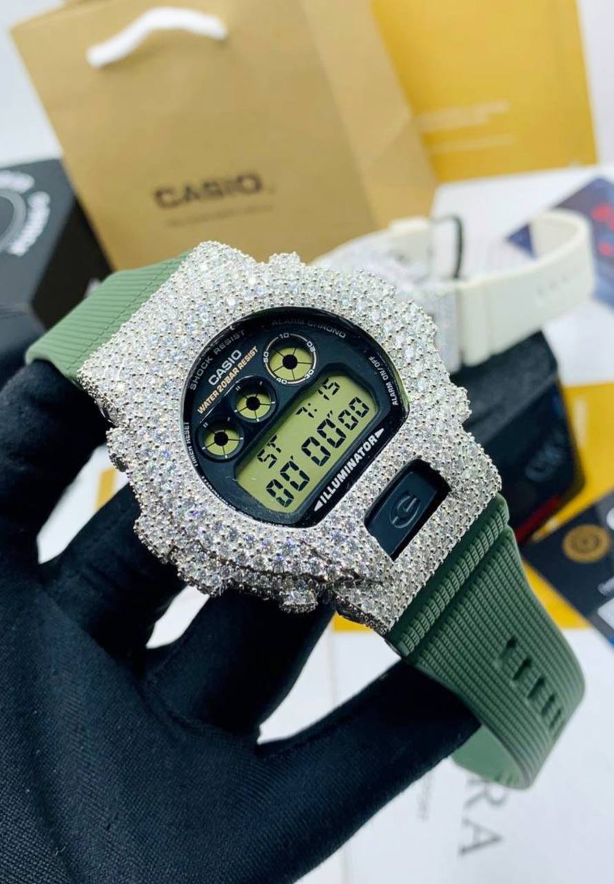 VVS Moissanite G-Shock Watch