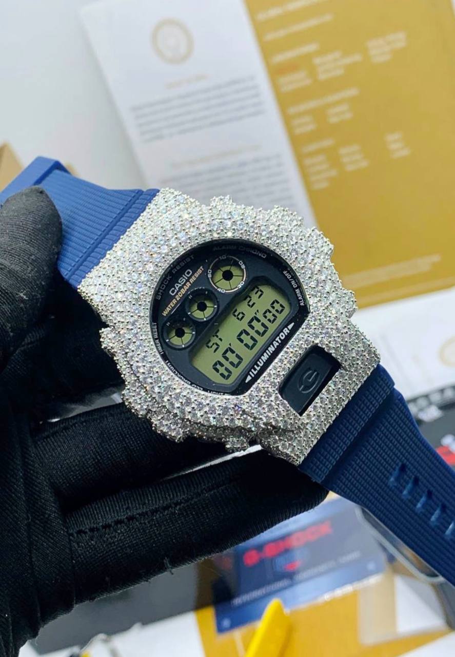 VVS Moissanite G-Shock Watch