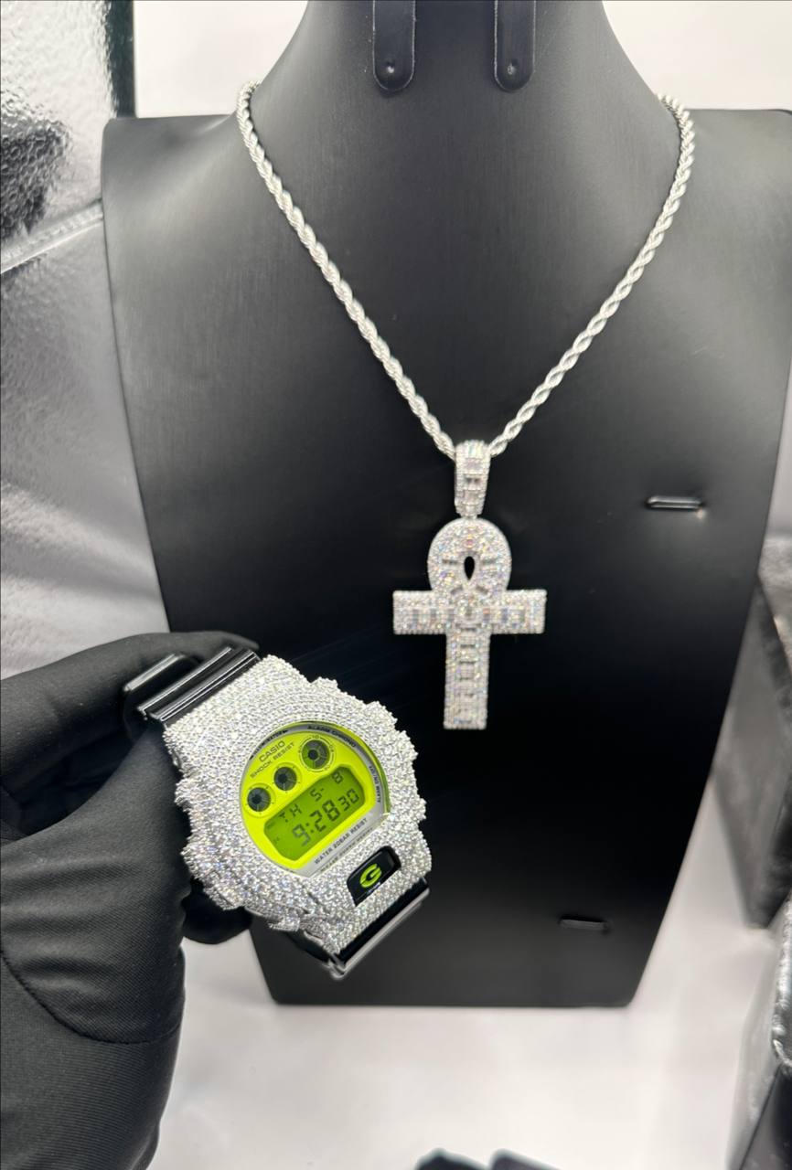 VVS Moissanite G-Shock Watch