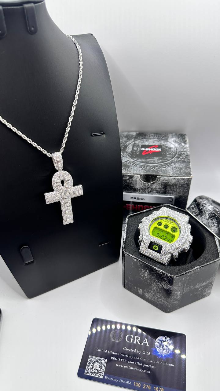 VVS Moissanite G-Shock Watch