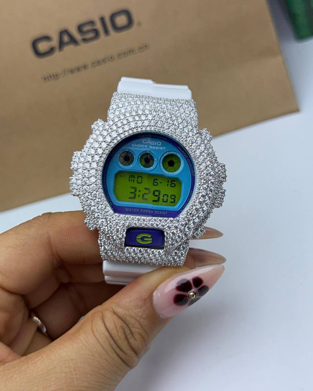 VVS Moissanite G-Shock Watch