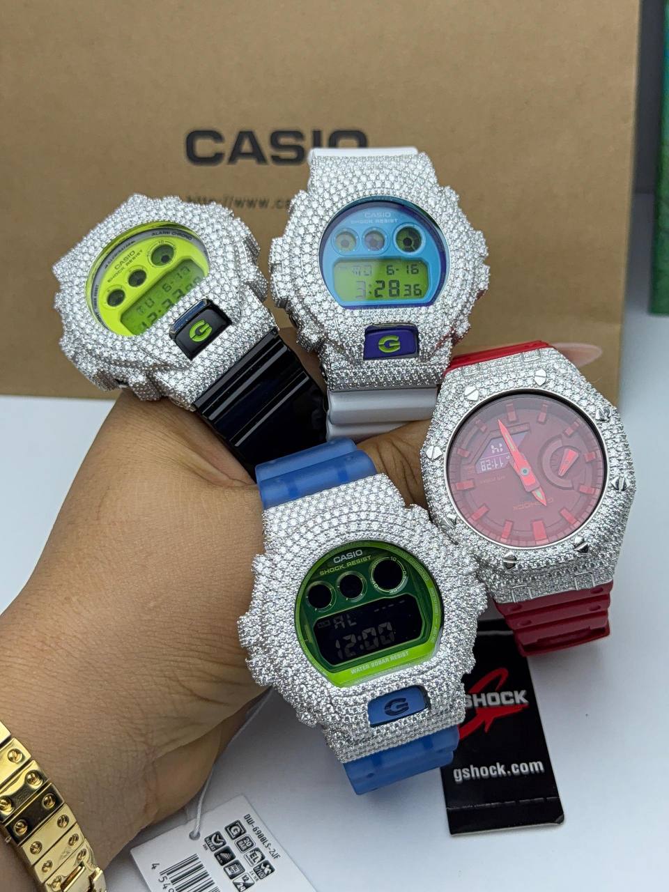 VVS Moissanite G-Shock Watch