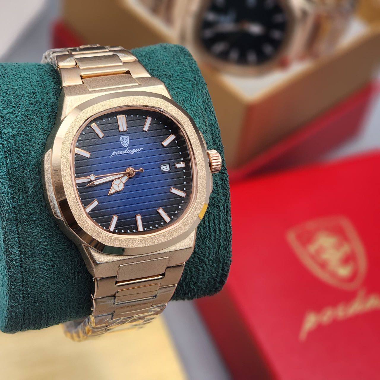 Rose-Gold – Blue Face