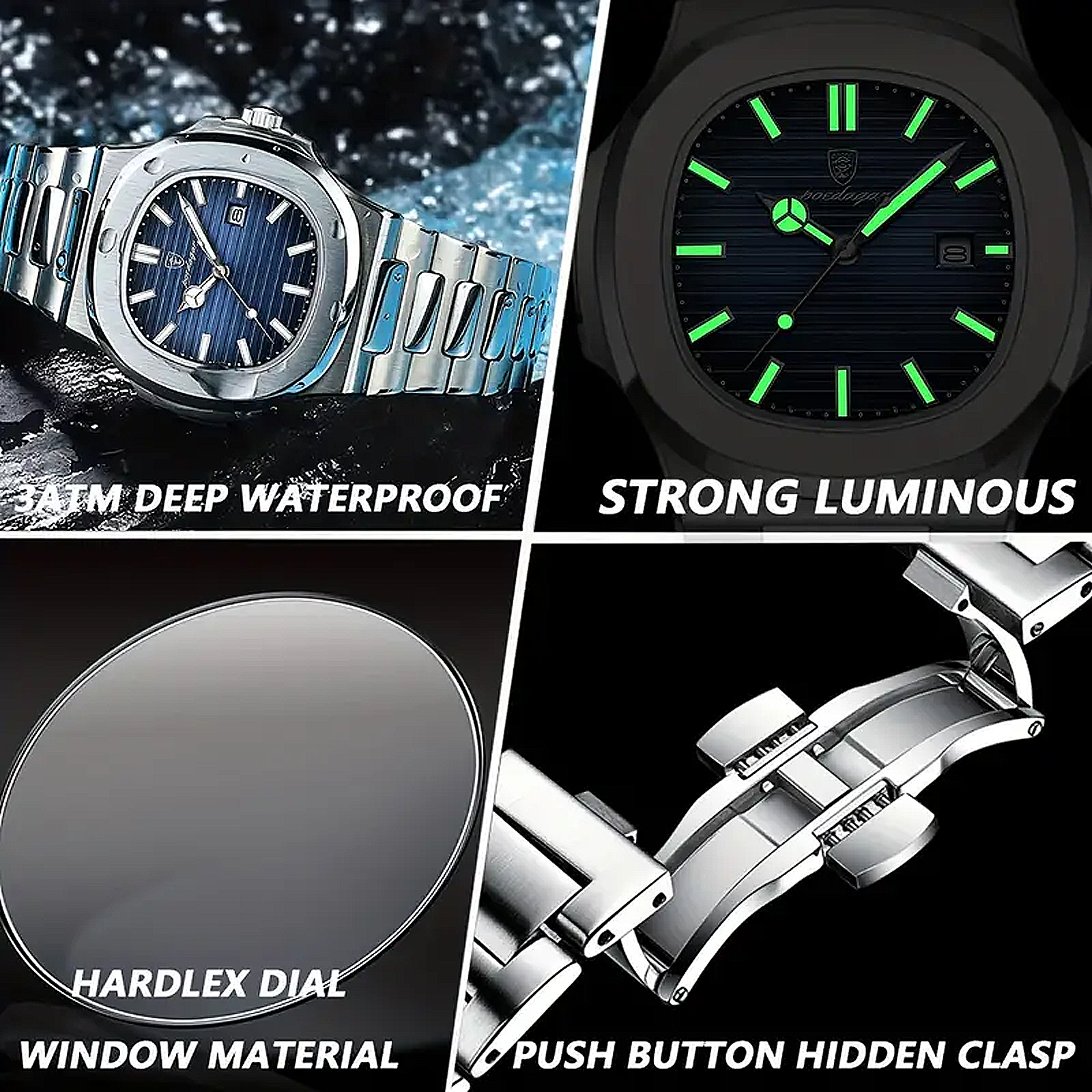 Poedagar Watch Side View