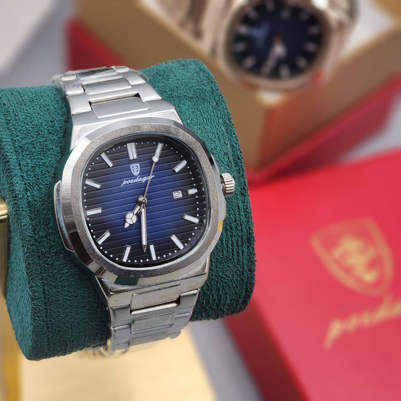 Silver – Blue Face